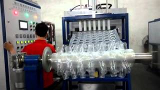 Automatic PLC Controlled Hydraulic 4 Pillar Cup Thermoforming Machine with Stacker