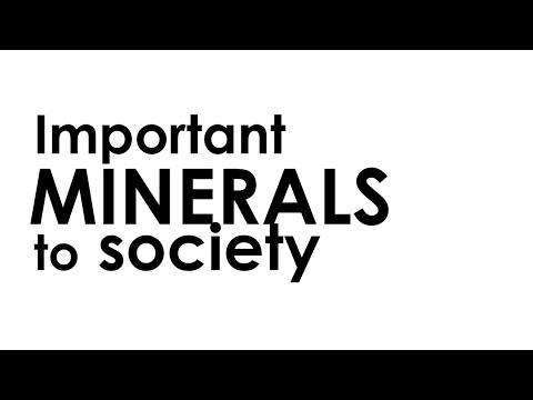 Zašto su minerali važni za društvo?