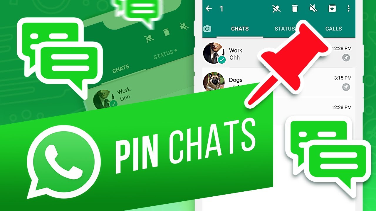 How to Pin WhatsApp Conversations to the Top of the Chat List | Keep Your Chats Organised - YouTube