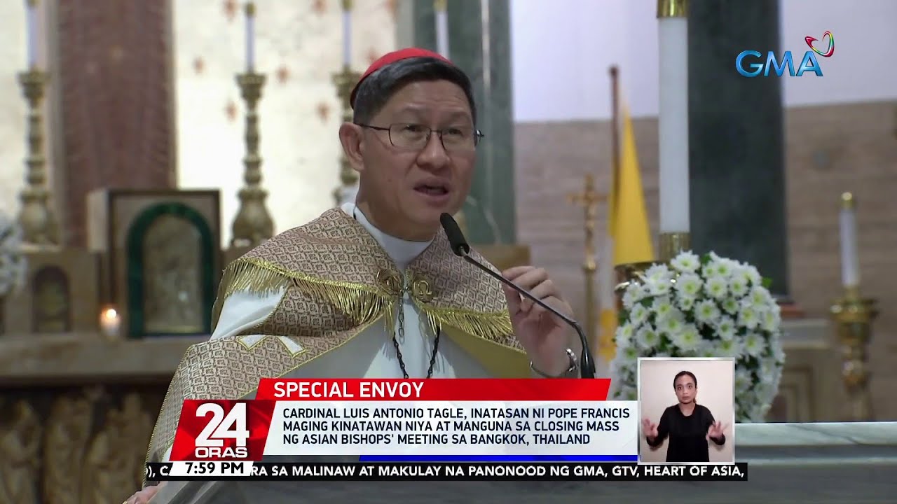 Cardinal Luis Antonio Tagle, inatasan ni Pope Francis maging kinatawan