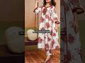 Reference image of some cotton floral long kurta set #sewing #stitch #floral #cotton #kurtaset