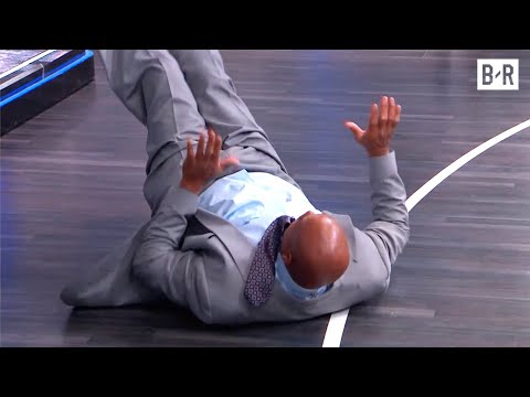 Chuck Demonstrates How to Fall Correctly After Zions Injury 😂 Inside the NBA