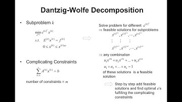 Lecture 30: Decomposition for Linear Optimization (Part 2: Dantzig-Wolfe Decomposition)