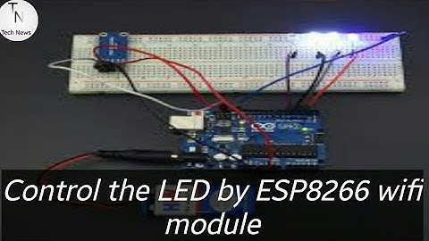 Control the LED by ESP8266 WIFI Module