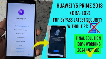 Huawei Y5 Prime 2018 FRP Bypass Without PC Youtube Update Problem Fix | DRA-LX2 FRP Bypass 2024