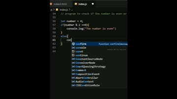 Even Odd Number in JavaScript program #coding #js