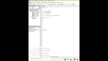 Excel VBA Macros Course in Hindi  #shorts