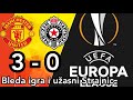 Mančester Junajted Partizan 3-0 ☆ Užasni Strajnić i bledi Partizan ☆ Liga Evrope