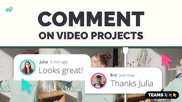 How to use Comments to Give Feedback on Videos with Kapwing for Teams