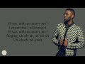 Jason Derulo Marry Me Lyrics