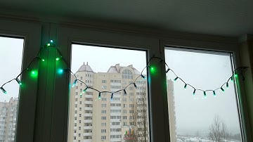 Wi-Fi модуль ESP-12 + светодиоды WS2811 = Новогодняя гирлянда