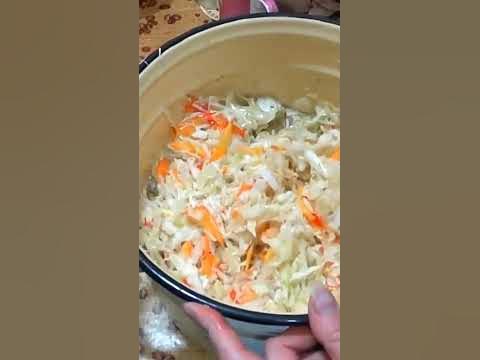 Быстрый рецепт маринованной капусты - YouTube