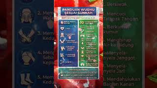 panduan wudhu sesuai sunnah #sunnah #islam