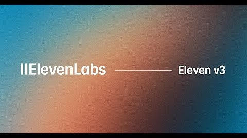 Introducing Eleven v3 (alpha) — Our Most Expressive Text to Speech Model