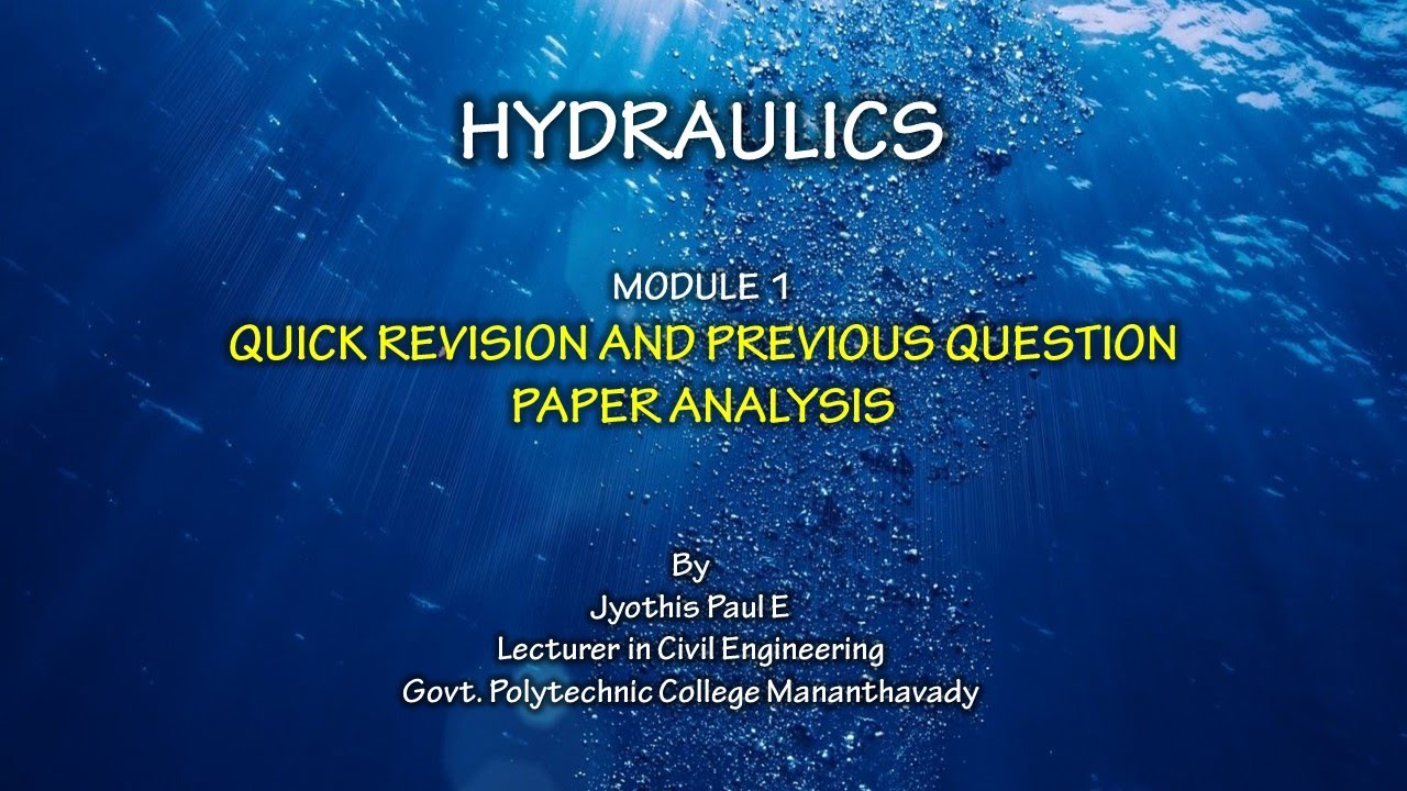 research papers in hydraulics