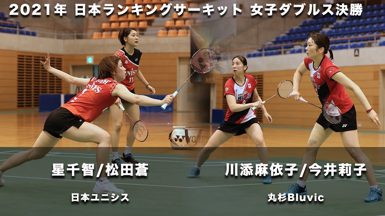 DIGEST【ランサー2021】WD F 星 千智／松田 蒼（日本ユニシス）vs  川添 麻依子／今井 莉子（丸杉Bluvic）