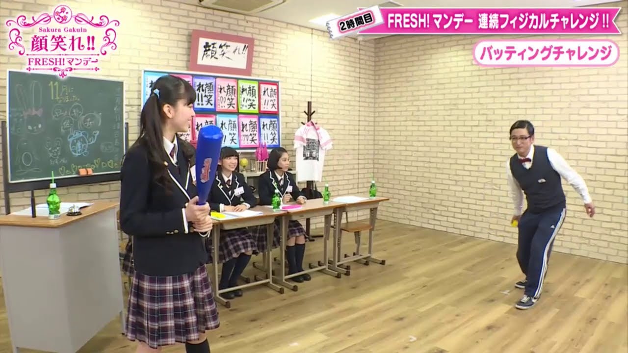さくら学院 森 萌々穂 野球選手 [ENG SUB]