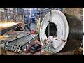 Amazing manufacturing processes of square steel pipe mass production process square steel pipe 