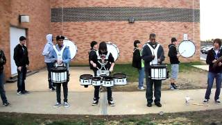 FTHS drumline practices drumline the movie cadence # 2