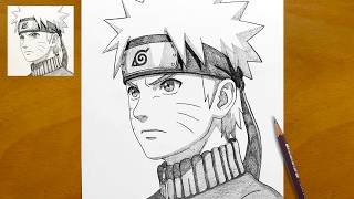 How to Draw Naruto Uzumaki Step by Step | Easy Anime Drawing Tutorial