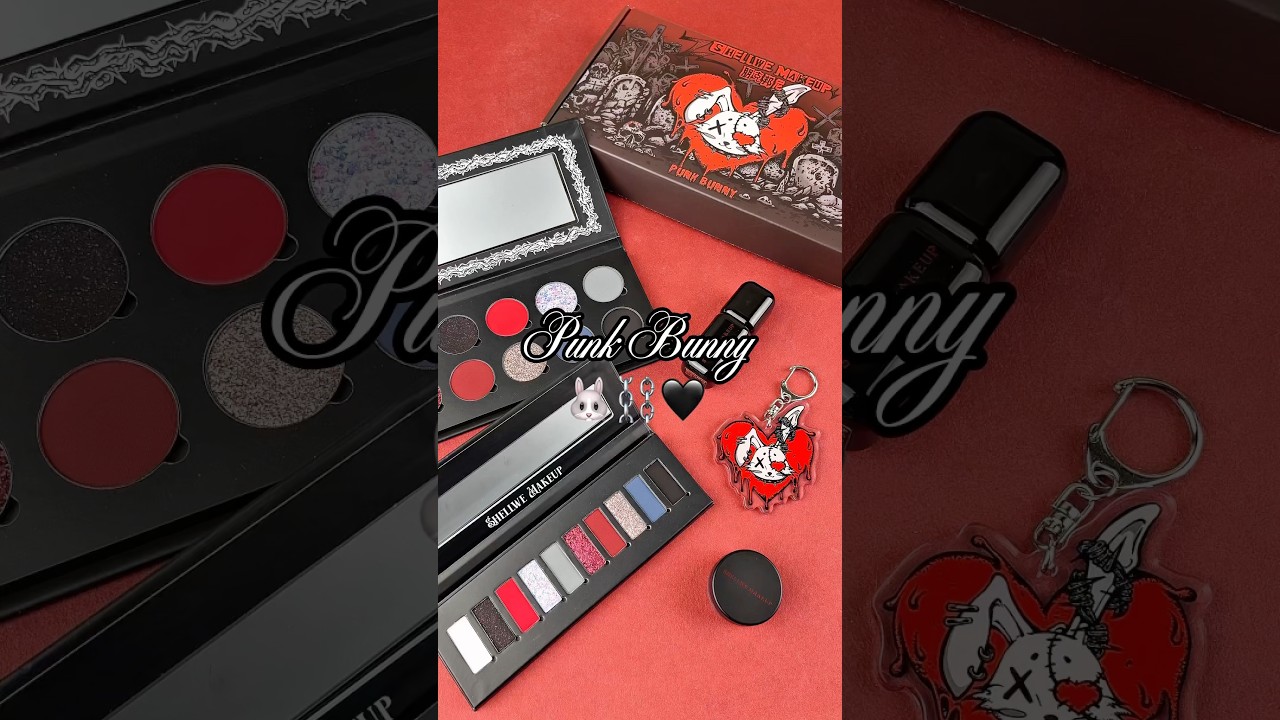 Punk bunny makeup 🐰⛓️🩸 