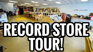 Noble Records Shop Tour! Record Store in Matthews, NC!