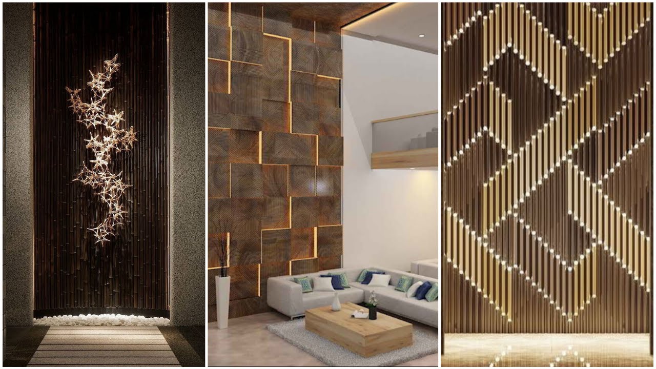 Wooden Wall Decorating Ideas For Living Room Interior Wall Design | Home Interior Wall Decor Designs
