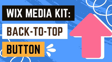 Wix Influencer Site: Adding A Back-to-Top Button