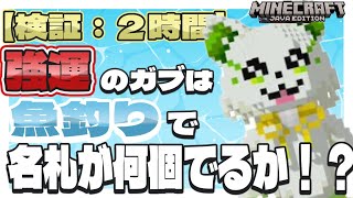 🎮【#minecraft  】検証！釣りをする度に釣れる名札は２時間で何個釣れるのか！？