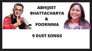 Abhijeet Bhattacharya & Poornima Duet Songs