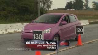 Motorweek Road Test 2015 Mitsubishi Mirage