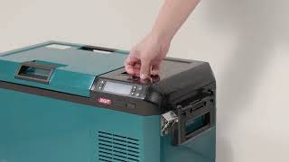 Video: MAKITA AKUMULÁTOROVÁ / ELEKTRICKÁ KOMPRESOROVÁ CHLADNIČKA / TERMOSKA  CW004GZ