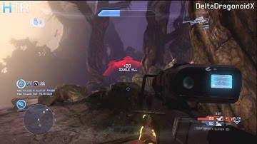 Halo 4 Under Pressure Sniper Rifle Overkill on Abandon - DeltaDragonoidX