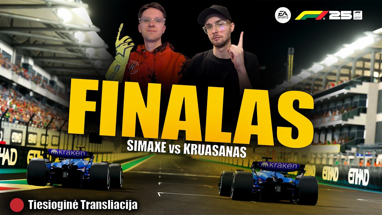 Sezono Paskutinės Lenktynės - F1 25 su Kruasanas - Tiesioginė Transliacija!