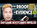 Daygame bootcamps student infields debunked the evidence vs proof