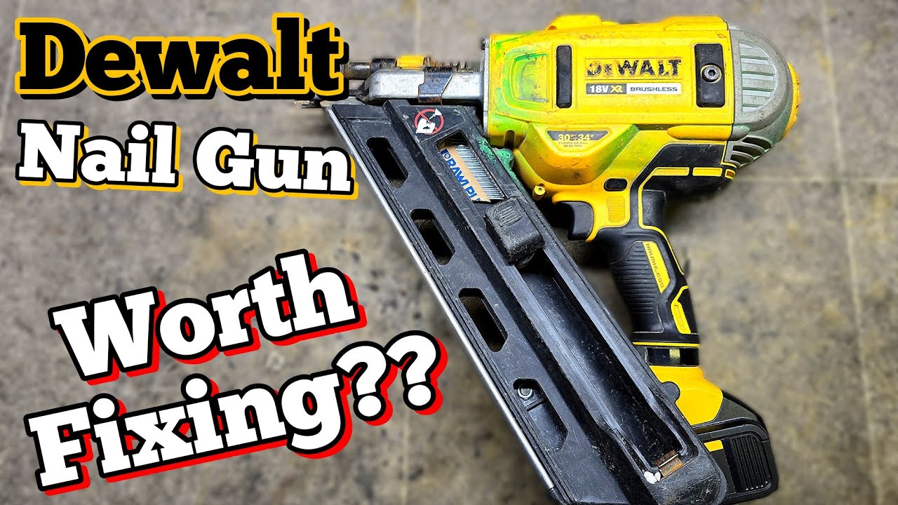 How to repair a Dewalt DCN692 nail gun, but are they still worth fixing?? 