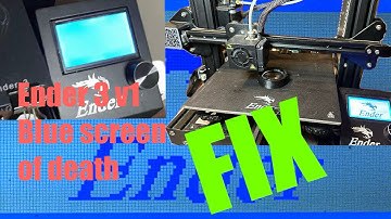 Easy fix for Ender 3 V1 | Blue Screen of Death | Ender 3 freezing |