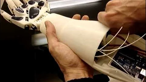 Animatronic Hand Robot 3D printer "InMoov" Part3