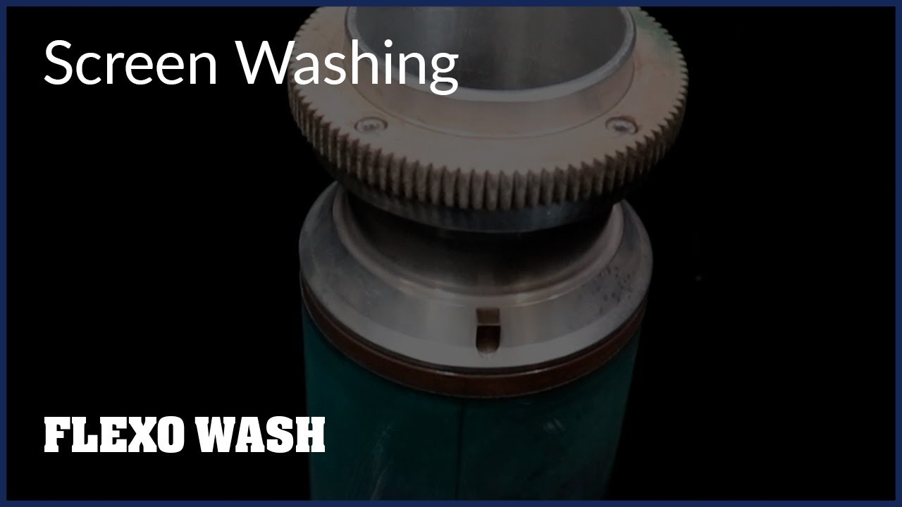 Screen Washing - Flexo Wash