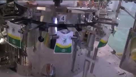 doypack horizontal liquid filling and sealing machine preformed pouch packing system