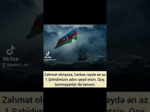 Şehidlerimiz Whatsapp status ucun video esger herbi xususi teyinatli Qarabağ Azerbaycandır xtq