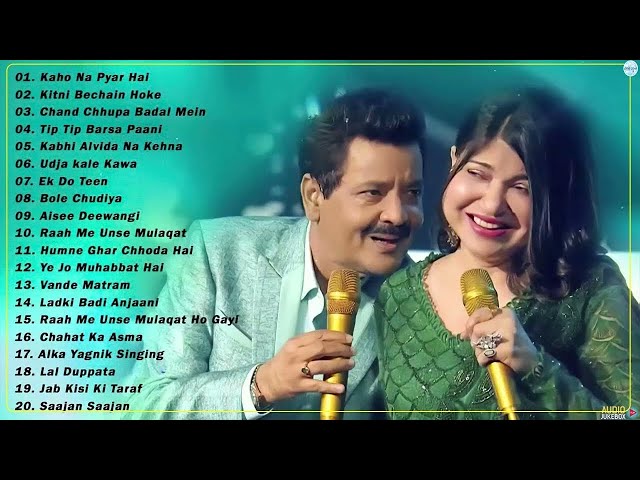 Top Hindi Romantic Songs - MP3 - Udit Narayan & Alka Yagnik - Nonstop class=