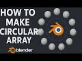 How To Make Circular Array in Blender!