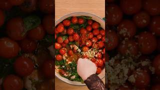 i tried lazy salmon pasta tiktok