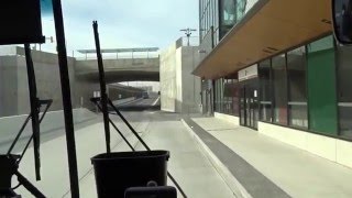 Eastbound On Mississauga Transitway Between Dixie Station & New Etobicoke Creek Station