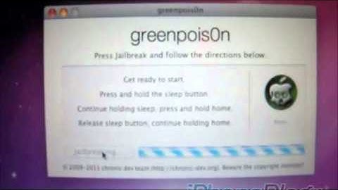 iPhone/iPad 4.2.1 Untethered Jailbreak Tutorial Greenpois0n for Windows and Mac