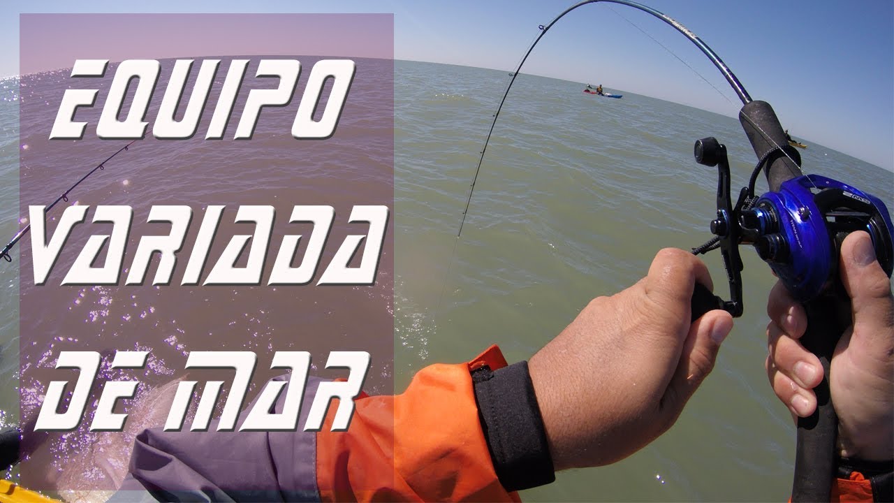 El equipo para pescar variada de mar que utilizo desde el - YouTube