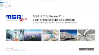 MSR PC Software Pro : premiers pas
