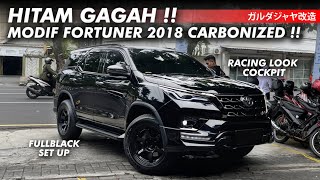 MODIF FORTUNER VRZ 2018 SUPER KEREN !! CARBON PARTS LUAR DALAM !!!