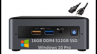 Intel NUC 7 Mainstream Kit NUC7PJYHN2 Mini Business & Home Barebone PC Desktop